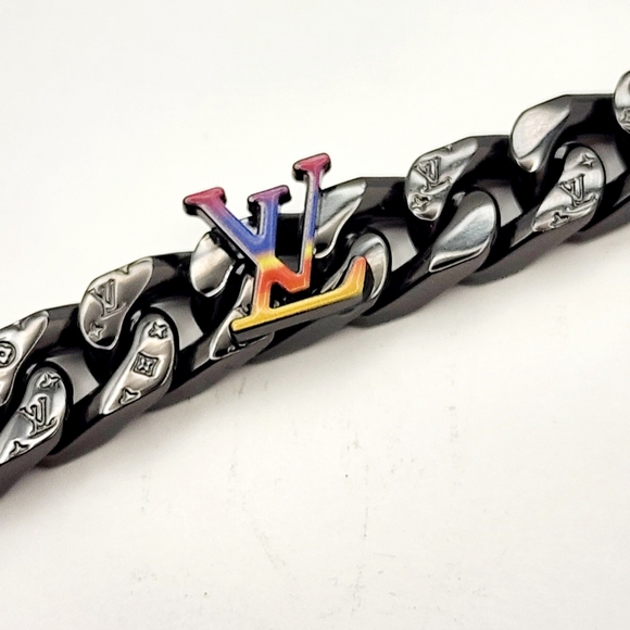 Louis Vuitton Monogram Multi-Color Chain Bracelet - Picture 4 of 5